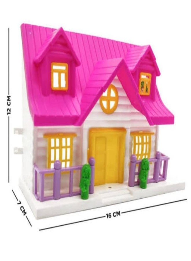 RPC99 Mini Doll House Set for Girls Kids, Folding & Openable Door with Furniture, 100% Non-Toxic BPA Free Plastic, Doll House Play Set (MINI Doll House) - Image 5